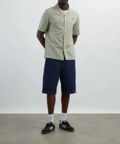 Fred Perry Shirts^Microgingham Seersucker Shirt