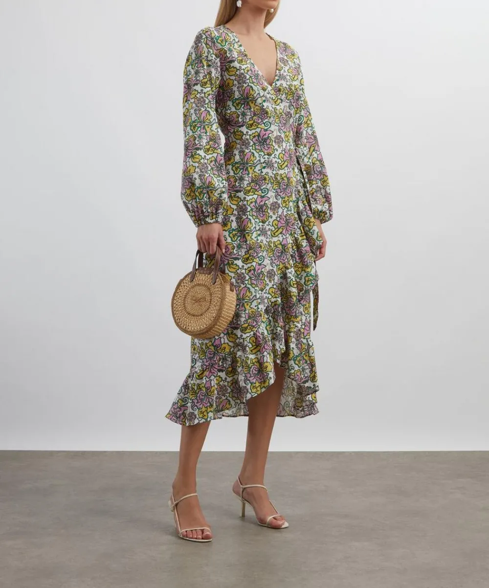 Heidi Klein Dresses^Midi Wrap Dress in Liberty Fabrics’ Kings Road