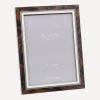 Addison Ross Ornaments^Miki Mahogany Marquetry 8x10 Photo Frame