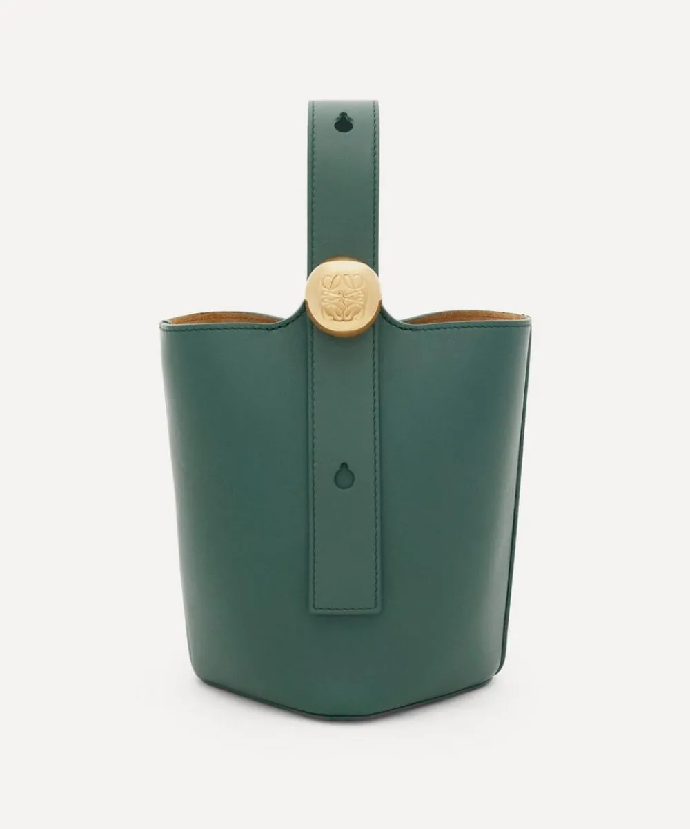 Loewe Bags^Mini Pebble Leather Bucket Bag