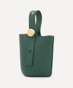 Loewe Bags^Mini Pebble Leather Bucket Bag
