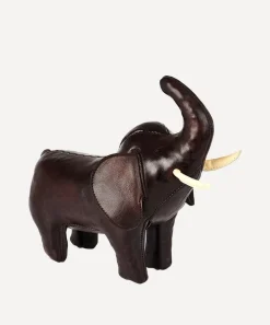 Omersa Footstools & Furniture|Ornaments^Miniature Leather Elephant