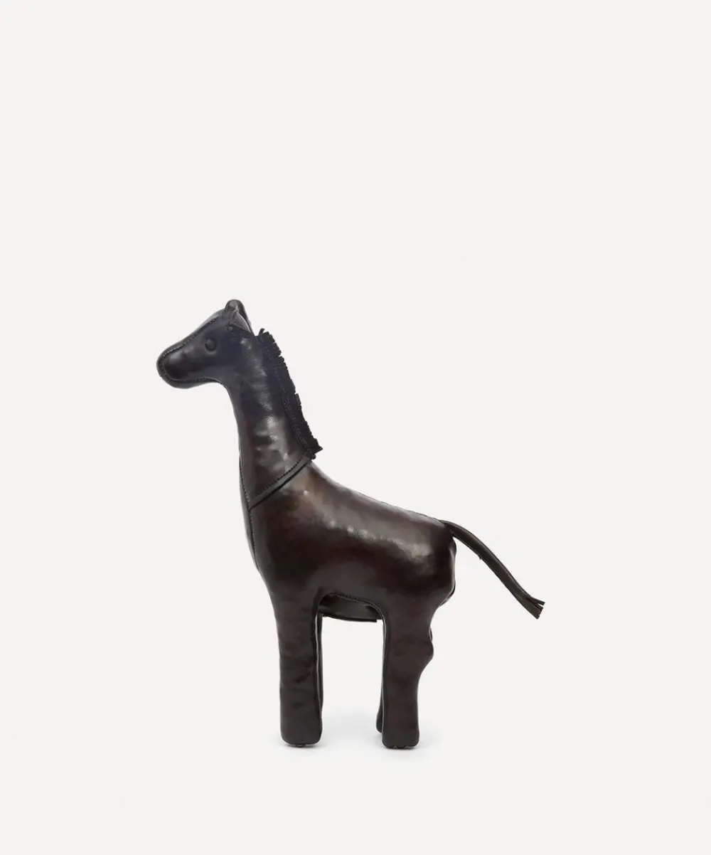 Omersa Footstools & Furniture|Ornaments^Miniature Leather Giraffe