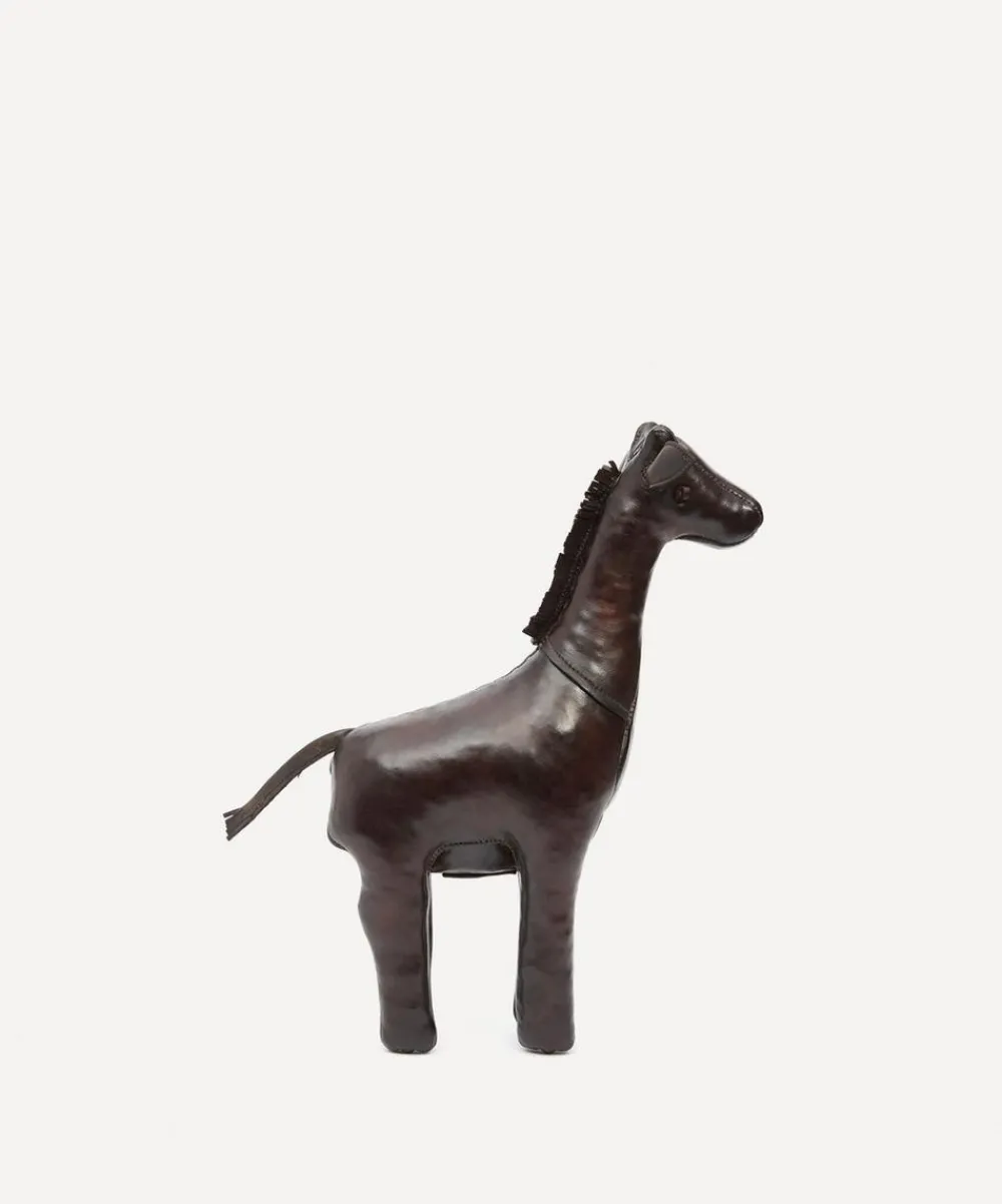 Omersa Footstools & Furniture|Ornaments^Miniature Leather Giraffe