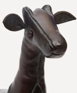 Omersa Footstools & Furniture|Ornaments^Miniature Leather Giraffe
