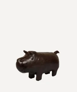 Omersa Footstools & Furniture^Miniature Leather Hippopotamus