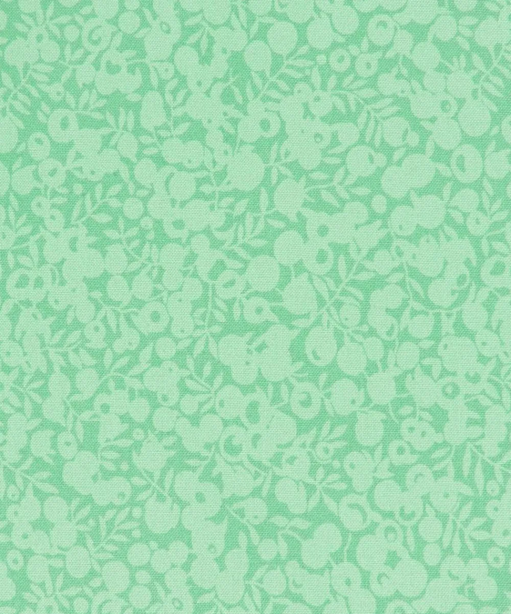 Liberty Fabrics Cotton For Quilting^Mint Wiltshire Shadow Lasenby Quilting Cotton