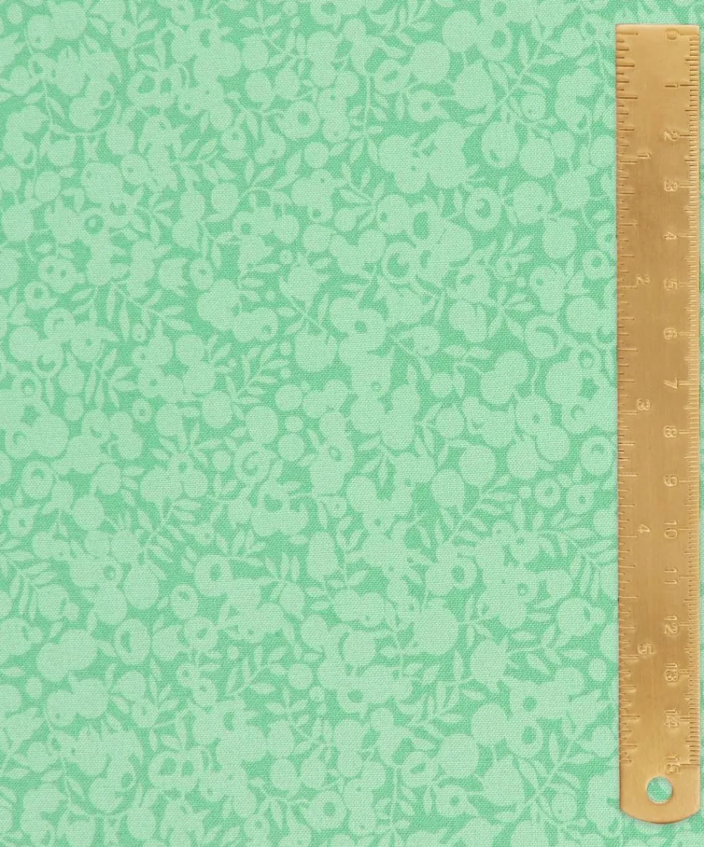 Liberty Fabrics Cotton For Quilting^Mint Wiltshire Shadow Lasenby Quilting Cotton