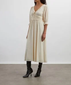 Reformation Dresses^Mireille Cream Midi Dress