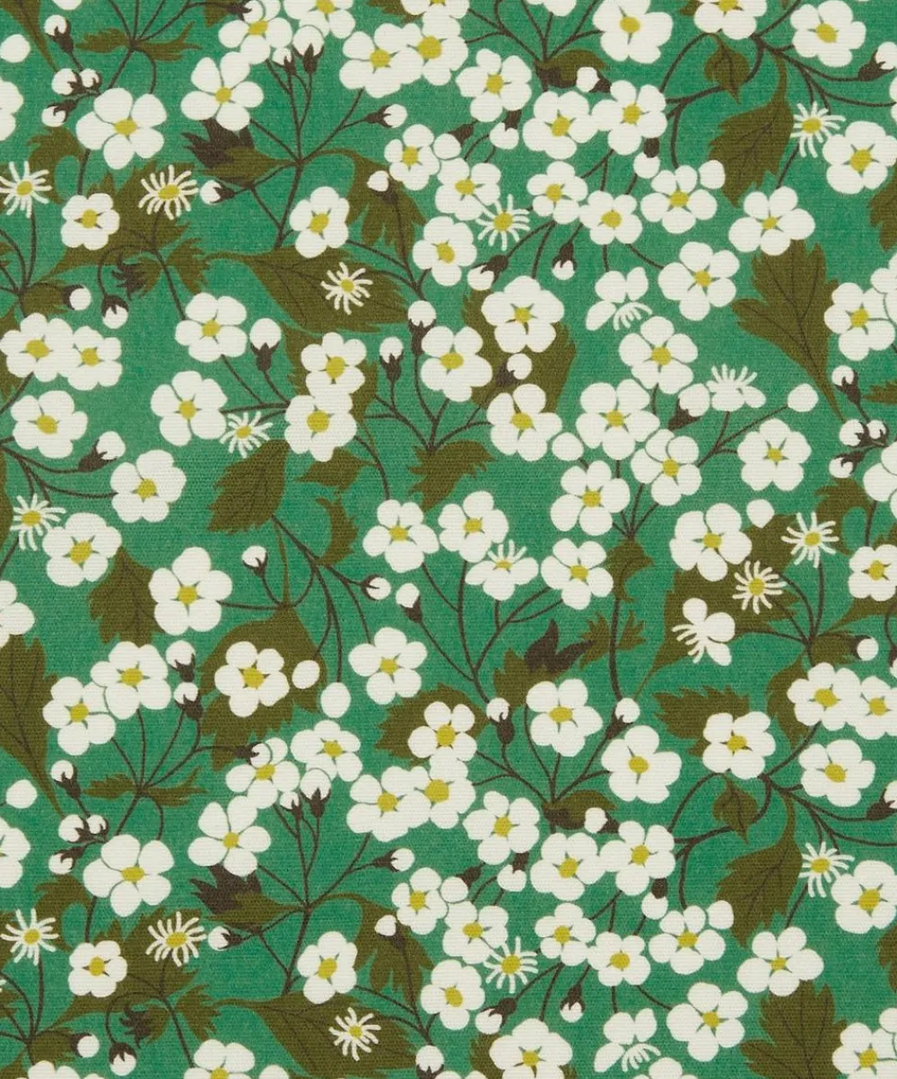 Liberty Interiors Furnishing Fabrics^Mitsi Blossom Cotton in Jade