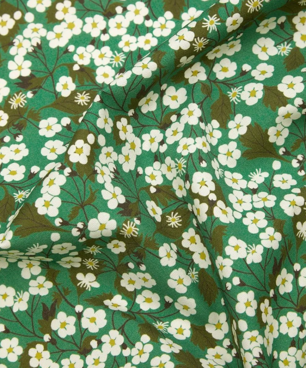 Liberty Interiors Furnishing Fabrics^Mitsi Blossom Cotton in Jade