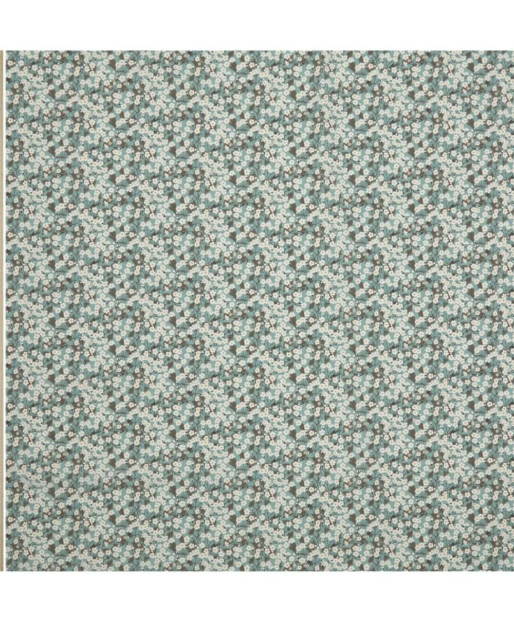 Liberty Interiors Furnishing Fabrics^Mitsi Blossom Cotton in Robins Egg