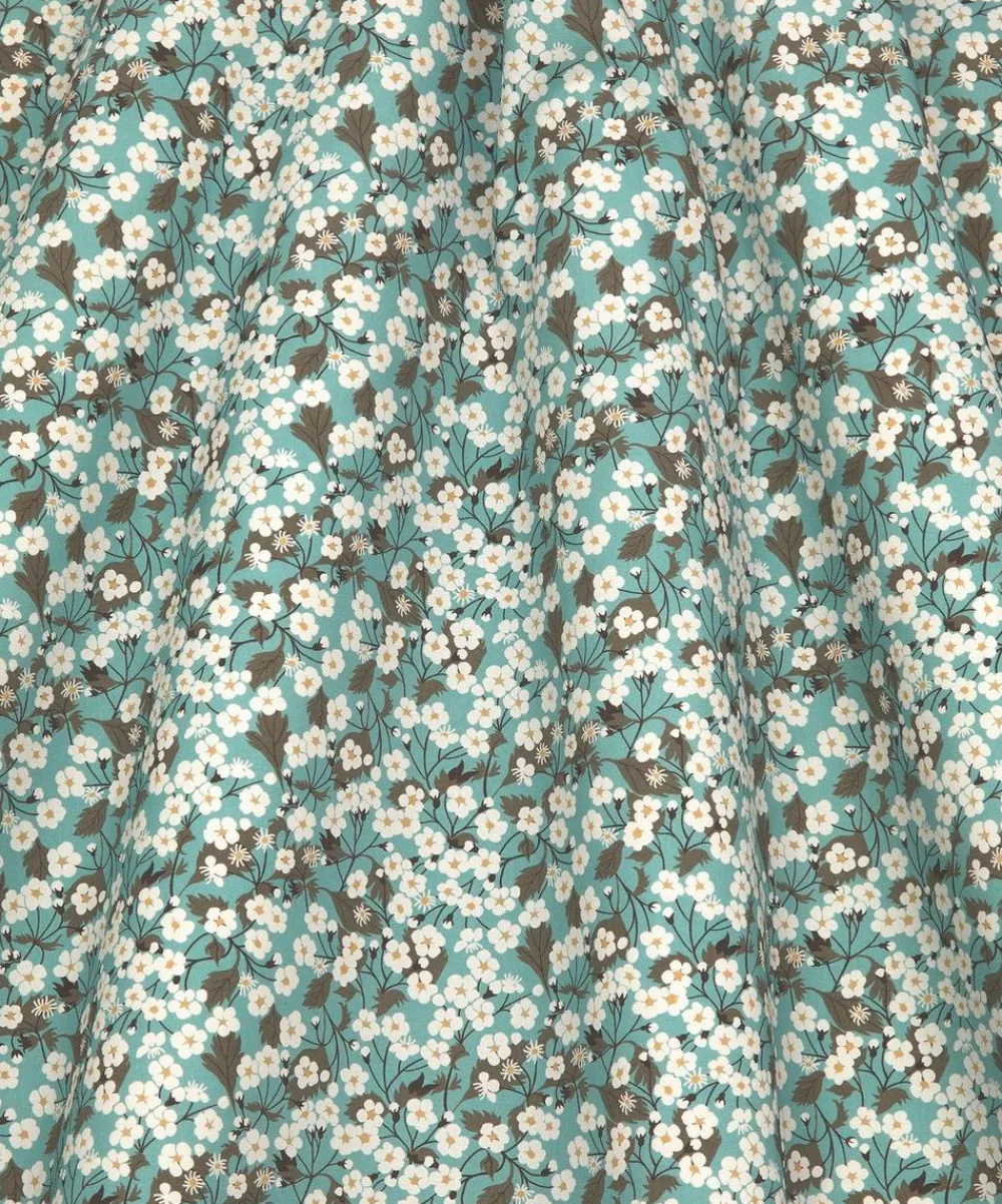 Liberty Interiors Furnishing Fabrics^Mitsi Blossom Cotton in Robins Egg