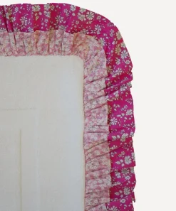 Coco & Wolf Bathroom^Mitsi Valeria Pink Double Ruffle Bathmat 86x53cm