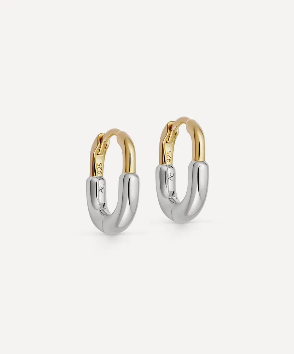 Astley Clarke Earrings^Mixed Metal Aurora U-Hoop Huggie Hoop Earrings