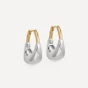 Astley Clarke Earrings^Mixed Metal Chunky Aurora U-Hoop Hoop Earrings