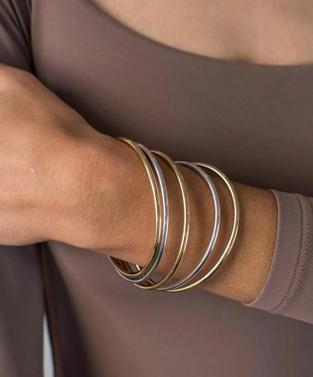 JENNY BIRD Bracelets^Mixed Metal Dane Bangle Bracelet Set