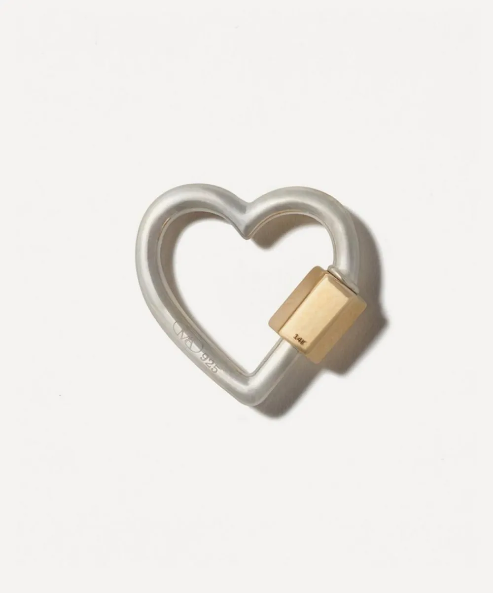 Marla Aaron Charms & Pendants|Charms & Pendants^Mixed Metal Heartlock Clasp