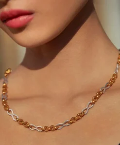Monica Vinader Necklaces^Mixed Metal Heritage Link Chain Necklace