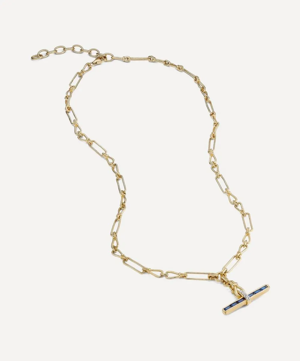 Laura Vann Necklaces^Mixed Metal Jeanie T-Bar Pendant Necklace