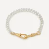 Tilly Sveaas Jewellery^Mixed Metal Medium Curb Clipt Chain Bracelet