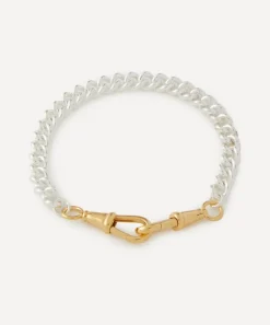 Tilly Sveaas Jewellery^Mixed Metal Medium Curb Clipt Chain Bracelet