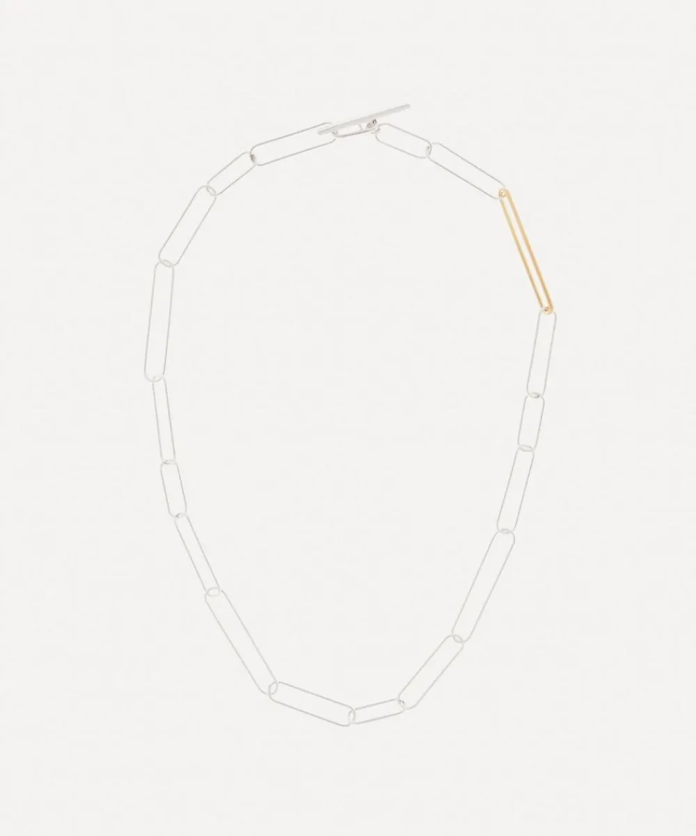 Otiumberg Necklaces^Mixed Metal Paperclip Link Chain Necklace