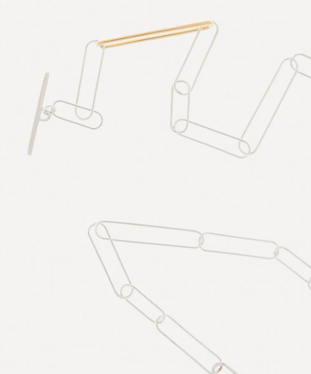 Otiumberg Necklaces^Mixed Metal Paperclip Link Chain Necklace