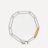 Otiumberg Bracelets^Mixed Metal Paperclip Link Chain Bracelet