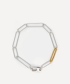 Otiumberg Bracelets^Mixed Metal Paperclip Link Chain Bracelet