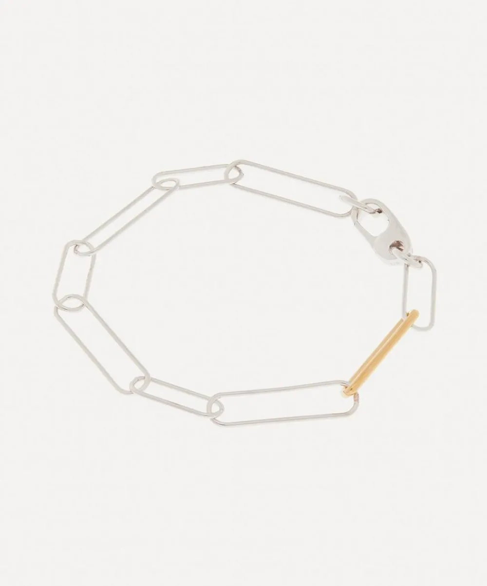 Otiumberg Bracelets^Mixed Metal Paperclip Link Chain Bracelet