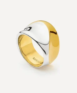 Missoma Rings|Rings^Mixed Metal Sculptural Molten Statement Ring