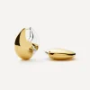 Missoma Earrings|Earrings^Mixed Metal Sculptural Pebble Large Hoop Earrings
