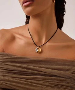 Missoma Necklaces|Necklaces^Mixed Metal Sculptural Pebble Pendant Necklace Set