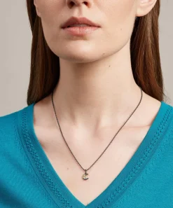 Acanthus Necklaces^Mixed Metal Tiny Celestial Star Moon Pendant Necklace