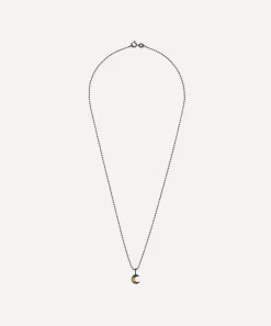 Acanthus Necklaces^Mixed Metal Tiny Celestial Star Moon Pendant Necklace