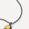 Acanthus Necklaces|Necklaces^Mixed Metal Tiny Lunal Coin Pendant Necklace
