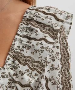 Hill House Home Dresses^Mocha Provencal Floral Corinne Nap Dress