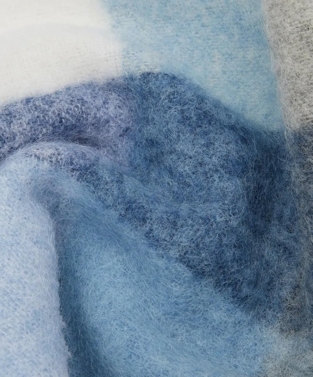 Acne Studios Scarves^Mohair Checked Scarf