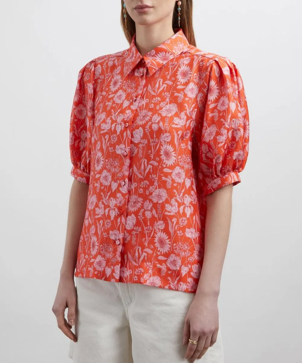 Liberty Tops^Mono Muse Puff-Sleeve Shirt