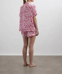 Liberty Sleepwear^Mono Muse Silk-Satin Short Pyjama Set