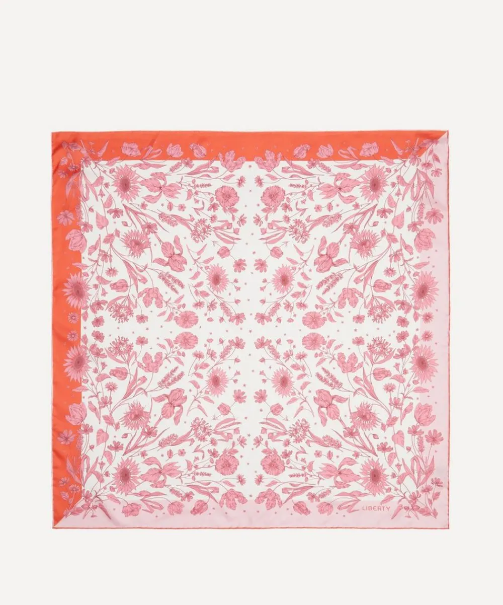 Liberty Scarves^Mono Muse 90x90 Silk Scarf