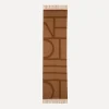 Toteme Scarves^Monogram Jacquard Wool Scarf