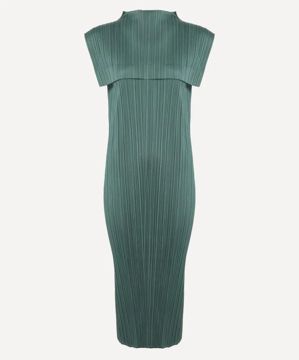 Pleats Please Issey Miyake Dresses^MONTHLY COLOURS: JUNE Midi Dress