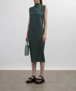 Pleats Please Issey Miyake Dresses^MONTHLY COLOURS: JUNE Midi Dress