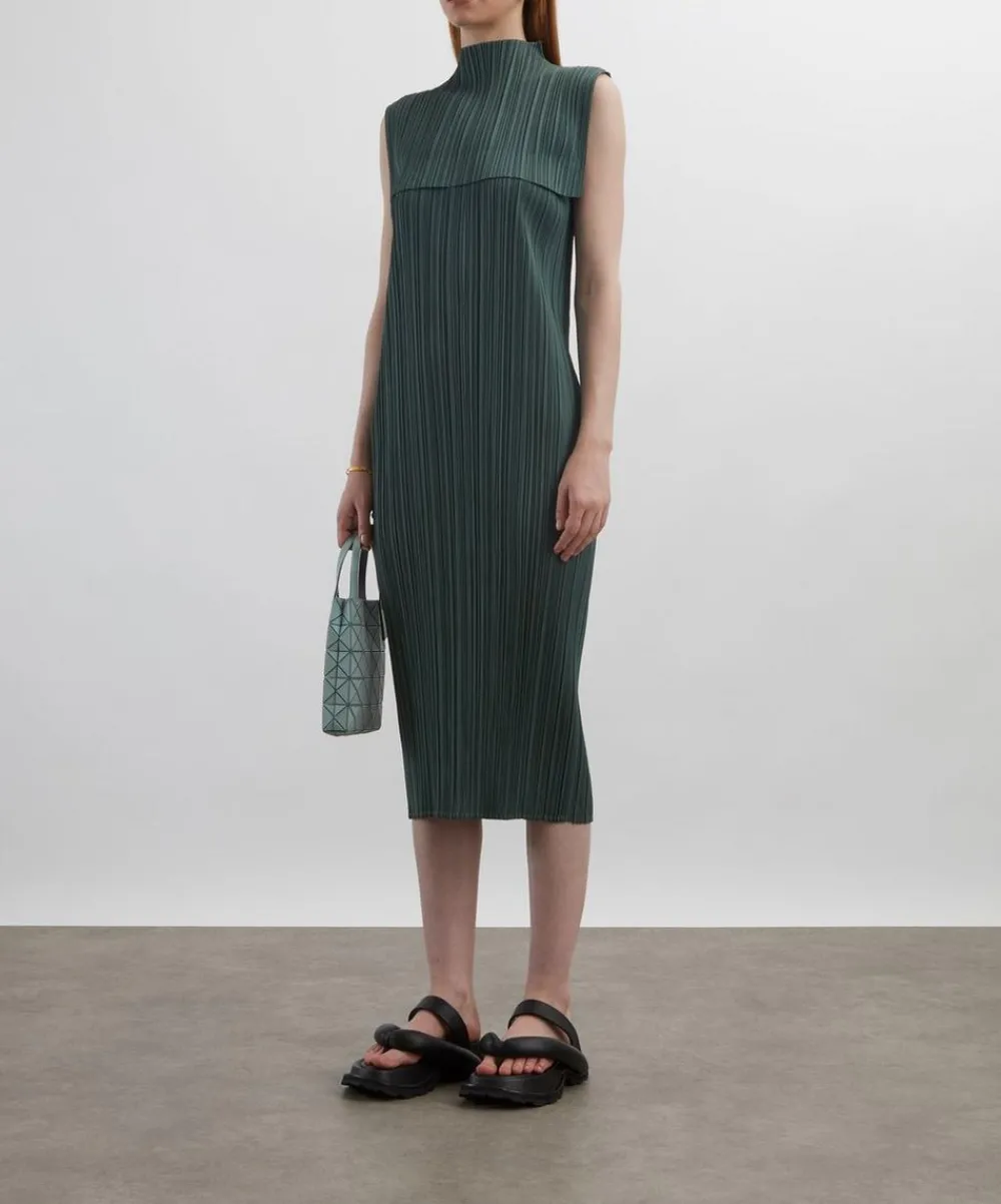Pleats Please Issey Miyake Dresses^MONTHLY COLOURS: JUNE Midi Dress