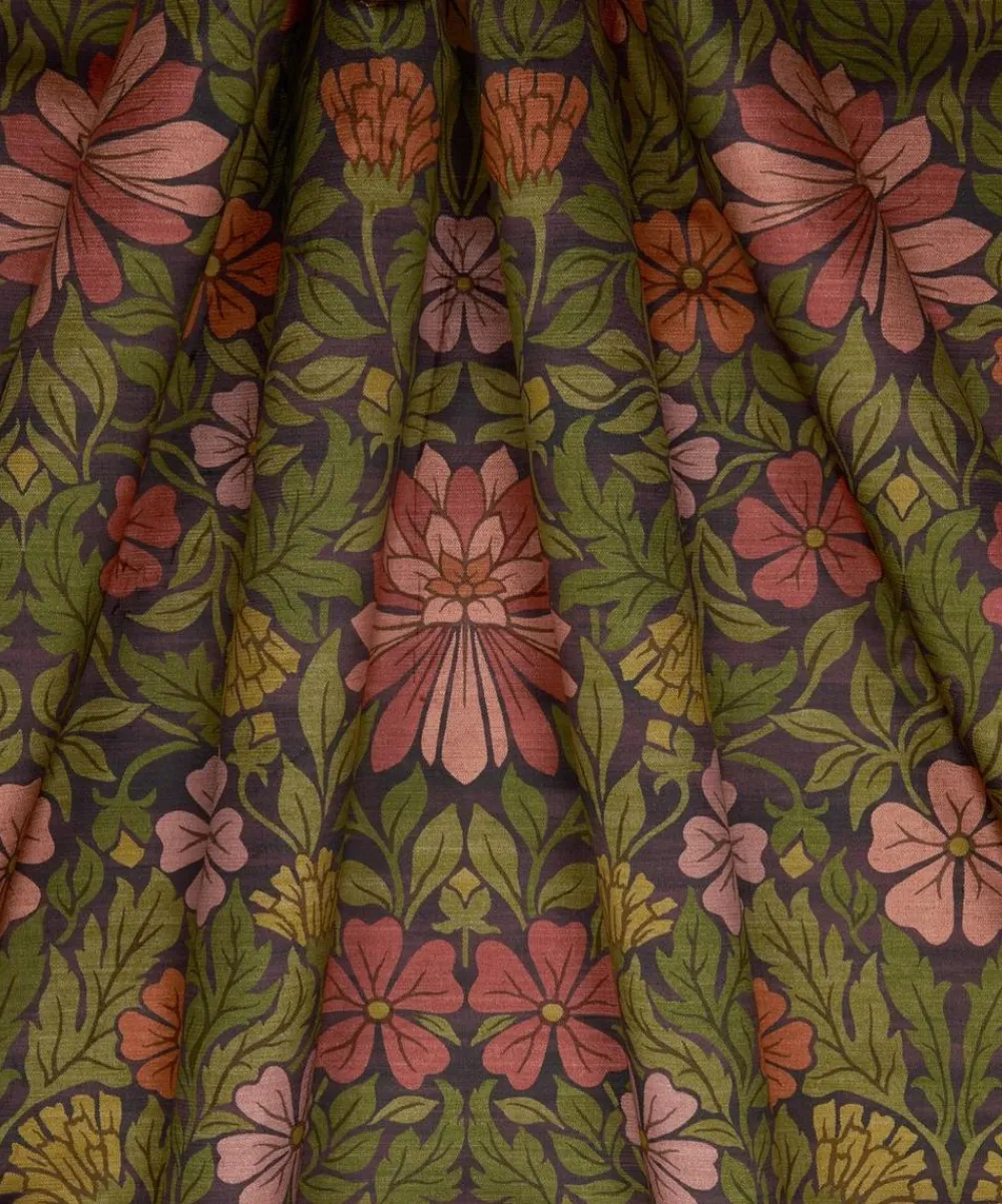 Liberty Interiors Furnishing Fabrics^Moon Garden Vintage Velvet in Dragonfly