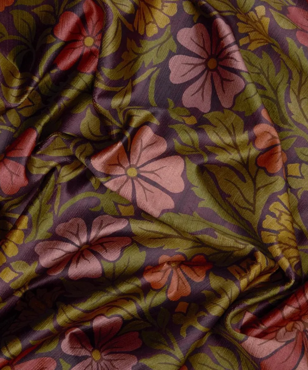 Liberty Interiors Furnishing Fabrics^Moon Garden Vintage Velvet in Dragonfly