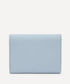 Strathberry Purses & Pouches^Mosaic Trifold Dusky Blue Leather Wallet