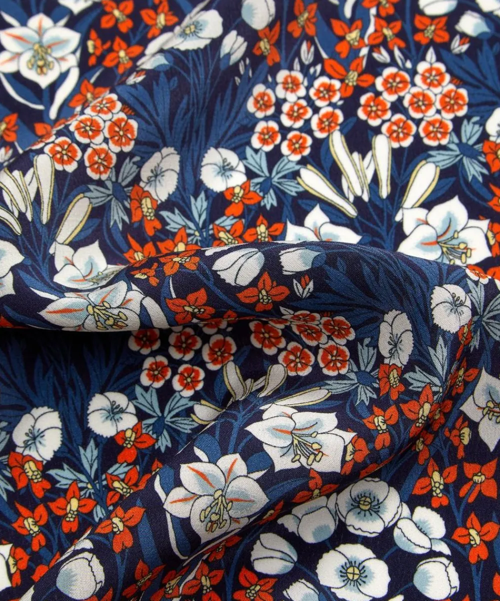Liberty Fabrics Classic Silks|Classic Tana Lawn^Mountain Primrose Crepe de Chine